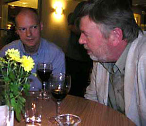 Anders Roland & Finn Olafsson i Caf Laura, Esbjerg Hjskole, 20.4.2004